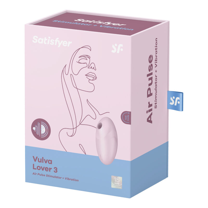 Satisfyer Vulva Lover 3 Air Pulse Estimulador E Vibrador - Rosa Portugal